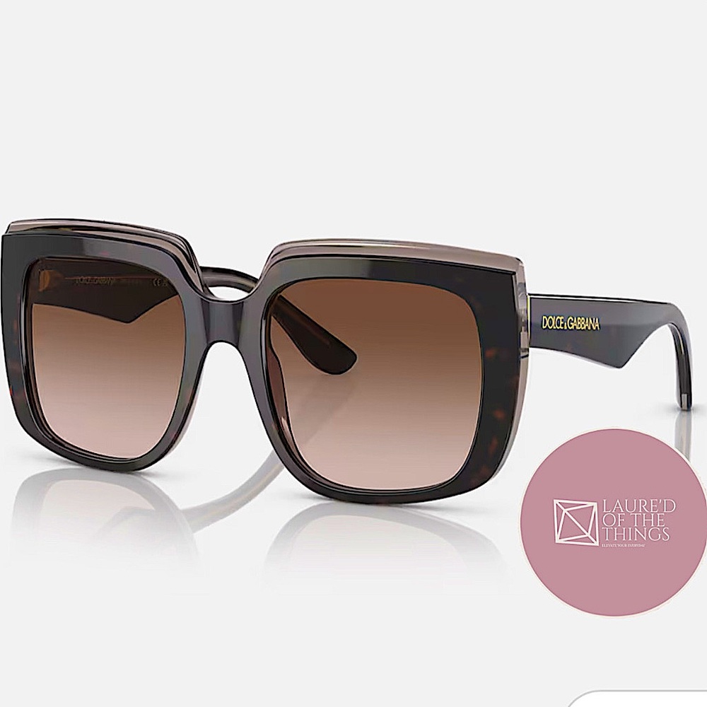 NWT Dolce & Gabbana DG4414 Sunglasses- Brown